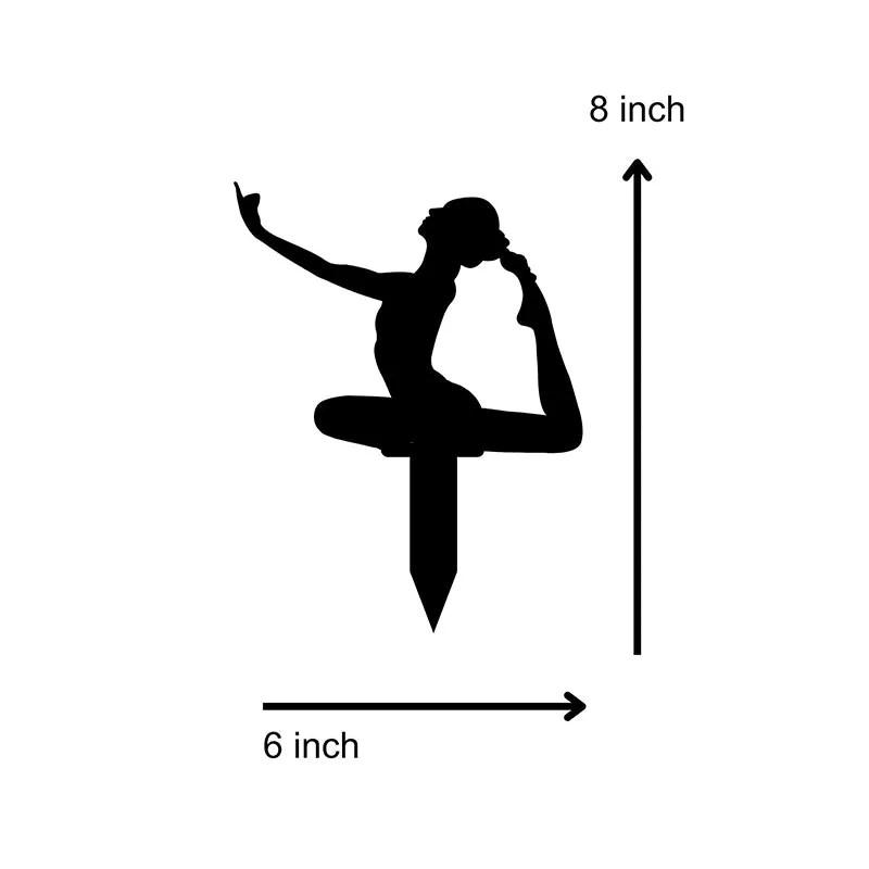 Yoga Mantra Garden Stakes - Set Of Four media 7