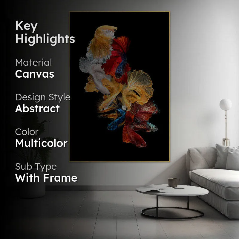 Color Gleam Black Wall Painting media 2