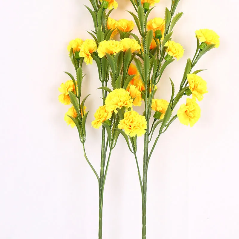 Everlin Artificial Chrysanthemum (Yellow) - Set Of Two media 3