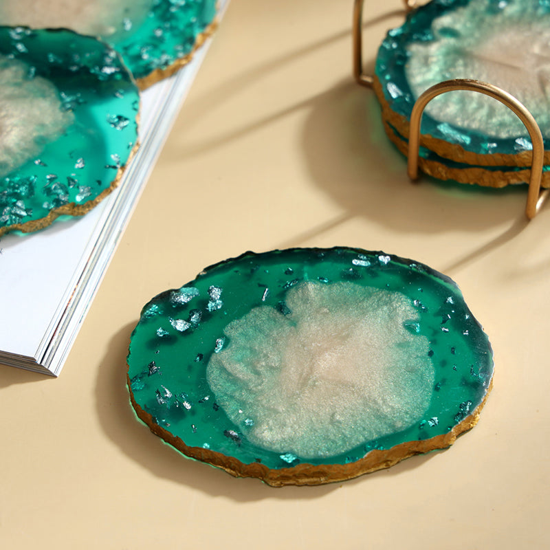 Tavina Resin Coaster - Seven Piece Set media 3
