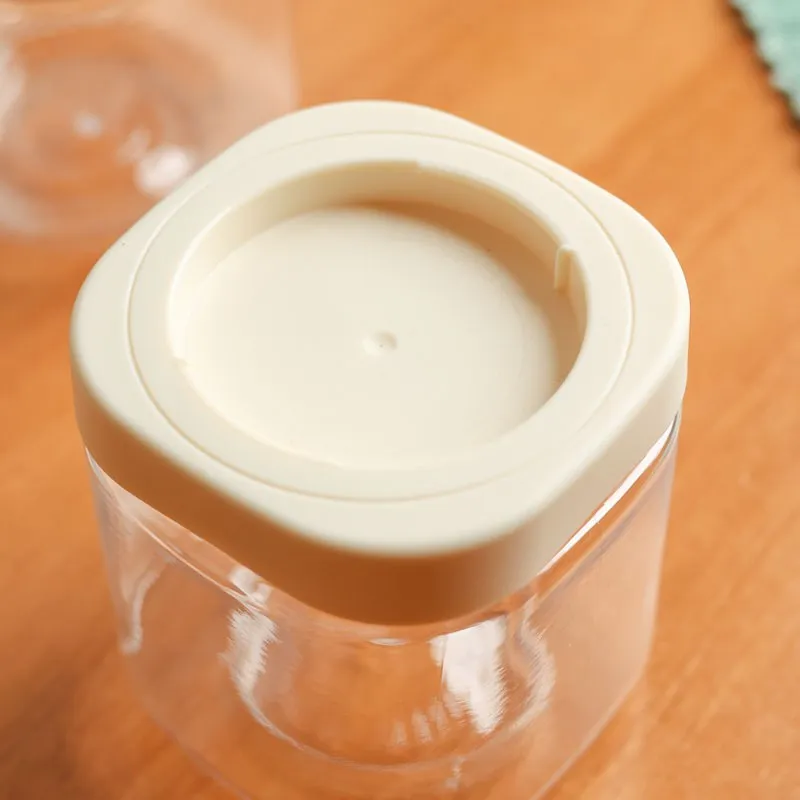 ClearStack White Clear PET Container (600 mL Each) - Set Of Four media 4