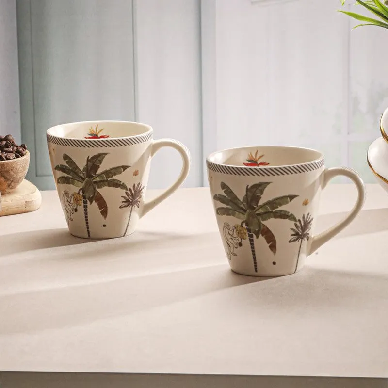 Druvia Porcelain Tea Cup (300 mL Each) - Set Of Two media 4