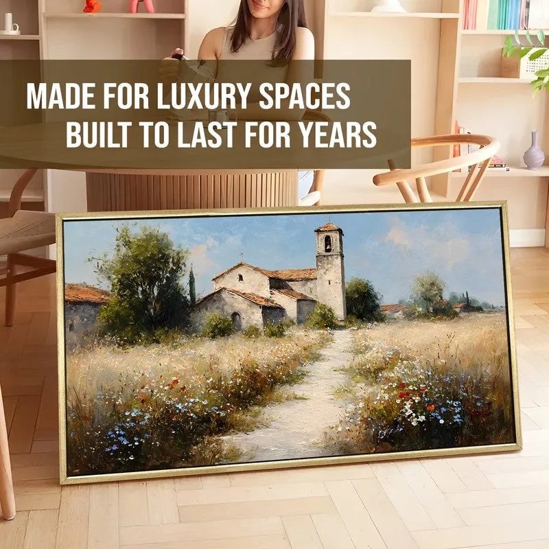 Old Homestead Canvas Wall Painting With Frame media 5