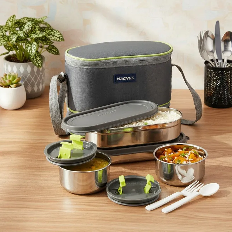 Solaro Nova Lunch Box with Lunch Bag - Five Piece Set media 1