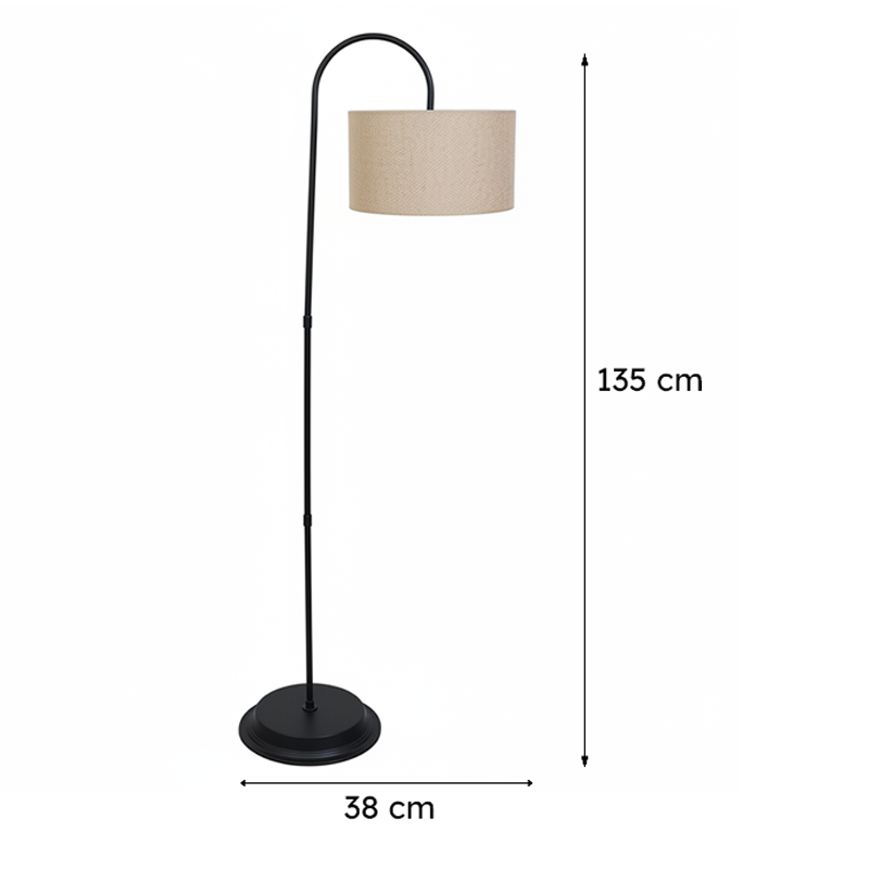 Tatami Iron Arched Floor Lamp media 6