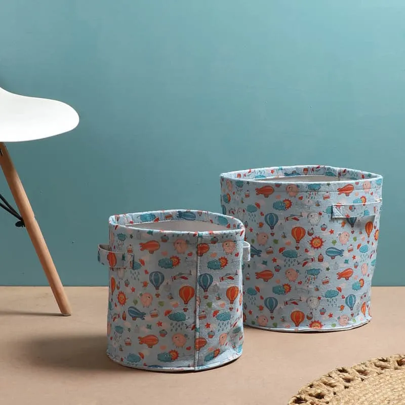 Space Manage Laundry Basket - Set Of Two media 3