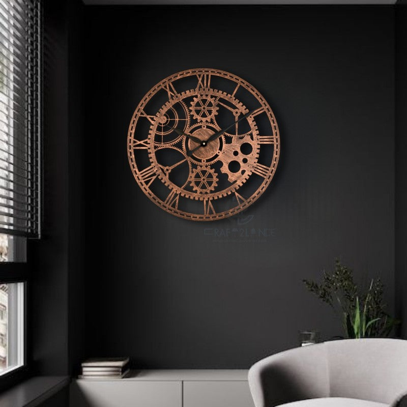 Steady Silent Wall Clock - Bronze media 6