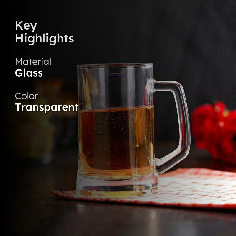 Dona Beer Mug (400 ML) - Set Of Two media 2