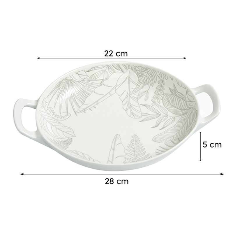 Celene Porcelain Platter - Set of Two media 9