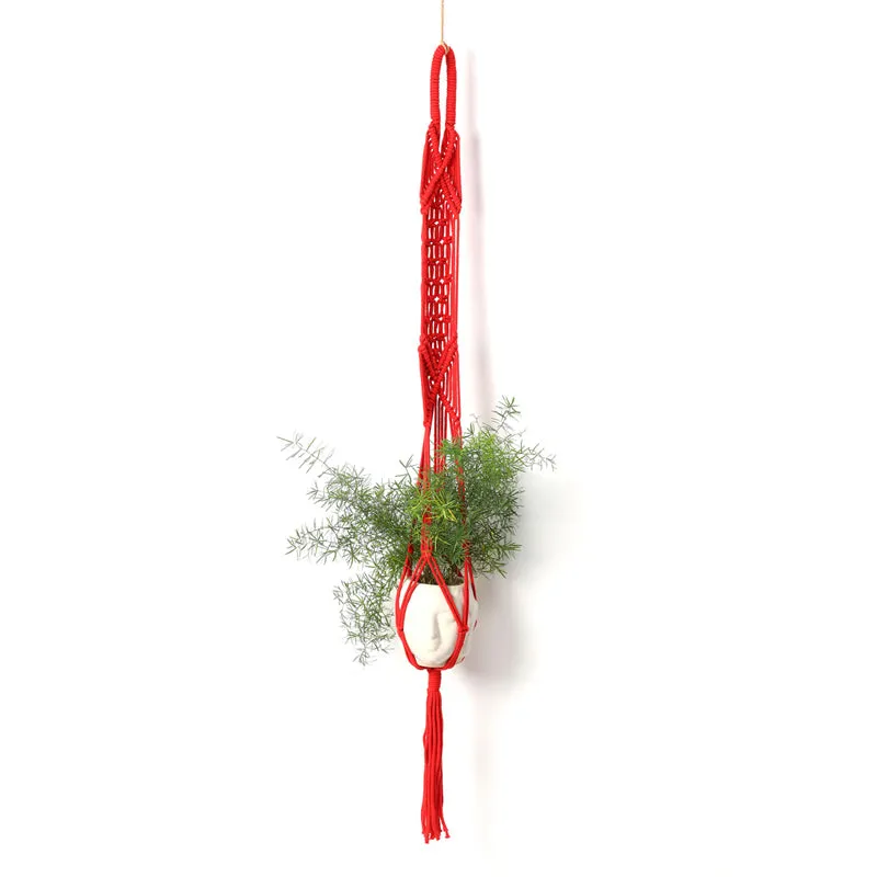 Boheme Botanica Macrame Hanging Planter (Multicolor) - Set Of Three media 6