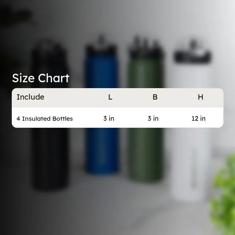 Harpo Sip Hot & Cold Thermos Water Bottle (750 mL Each) - Set Of Four media 7