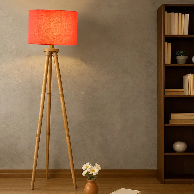Cotin I Tripod Floor Lamp - Orange media 1
