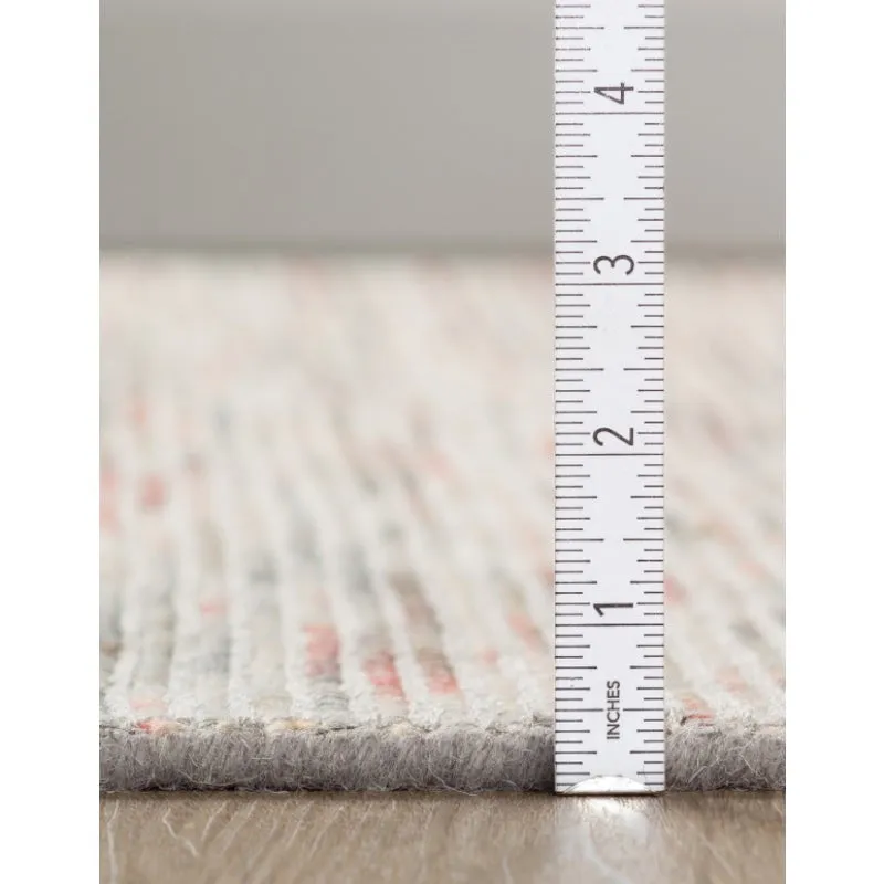 Lasumi Hand Woven Wool Rug - Grey media 8