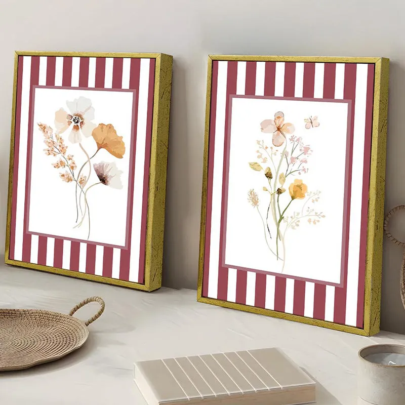 Junoon Ethnic Canvas Wall Art - Set Of Two media 1