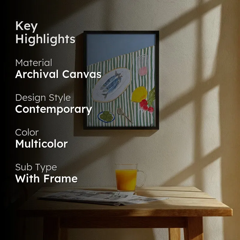 CostalBliss Archival Canvas Wall Art - Black media 2