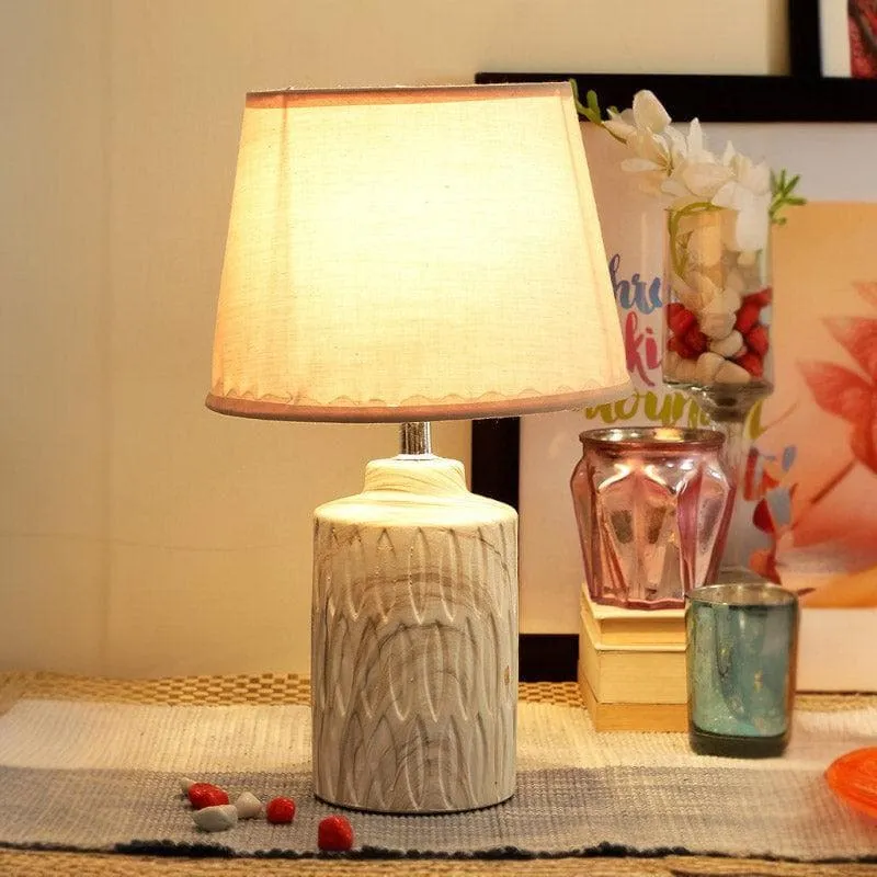 Hedy Ceramic Table Lamp - Grey media 1
