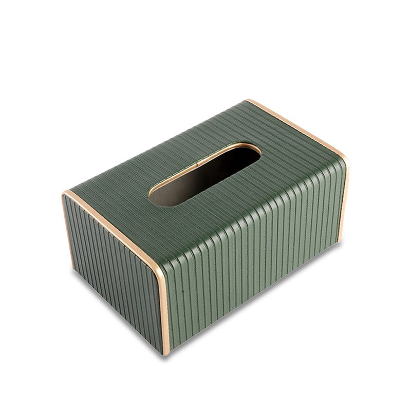 AarviDecor Urban Edge  Faux Leather Tissue Holder media 5