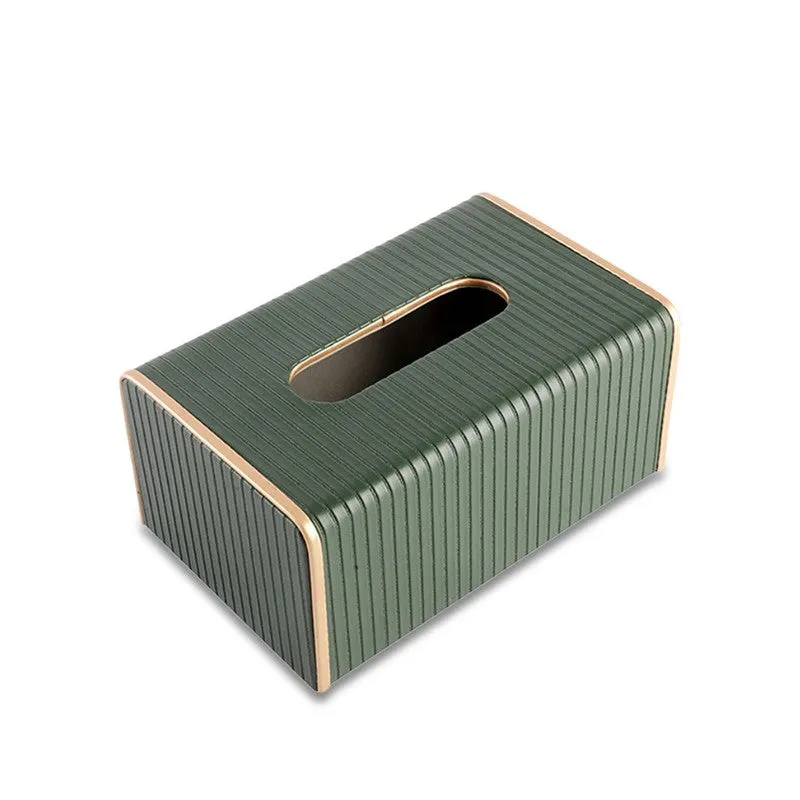 AarviDecor Urban Edge  Faux Leather Tissue Holder media 5