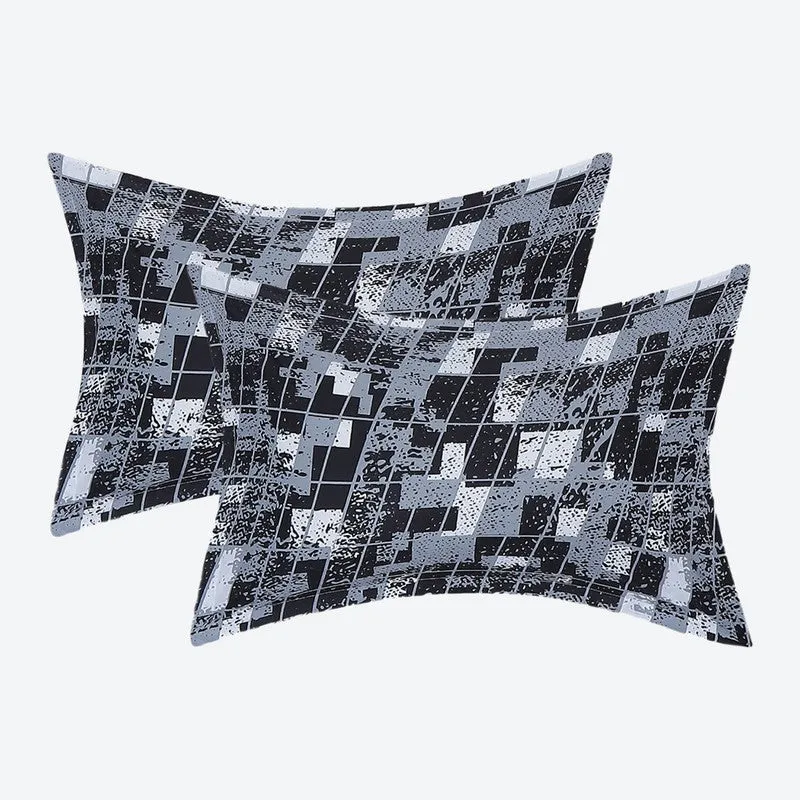 Monte Carlo Flow Stripe Cotton Bedsheet (Grey) - 104 TC media 8