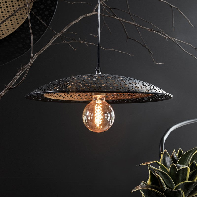 Orange Tree Louvre Steel Ceiling Lamp Small