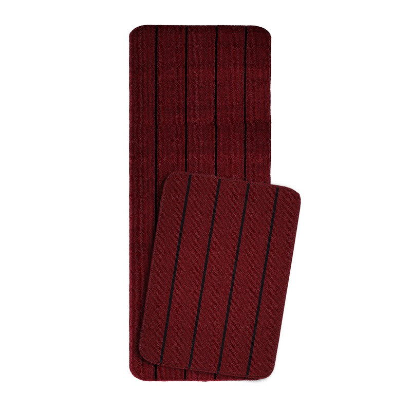 CozyLines Kitchen Floor Mats (Red) - Set of Two media 3