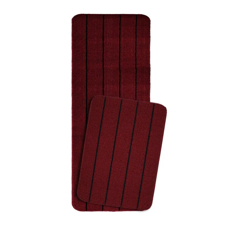 CozyLines Kitchen Floor Mats (Red) - Set of Two media 3