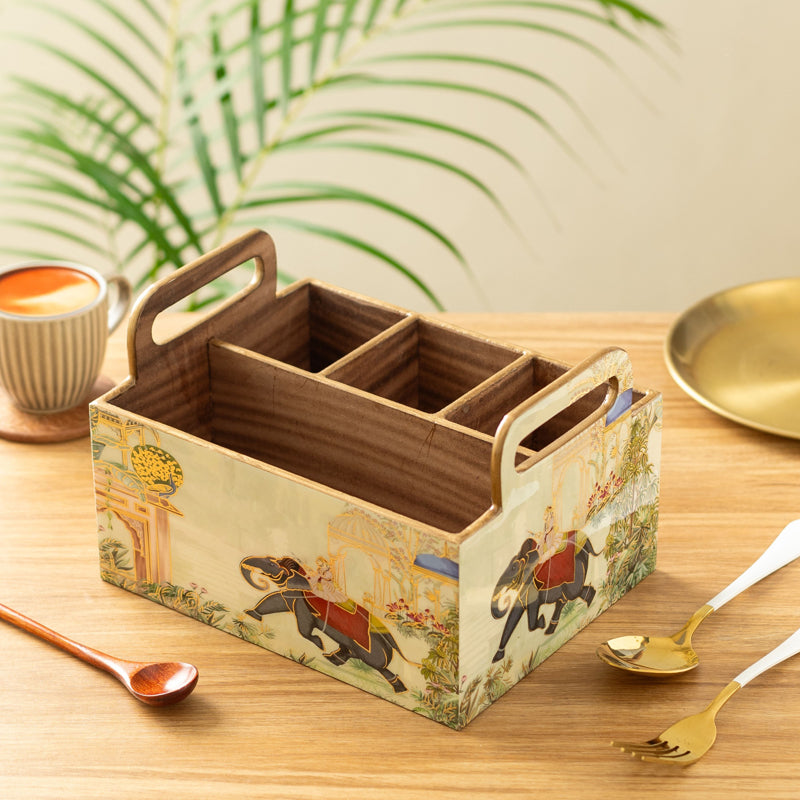 Raj Gaj Wooden Caddy