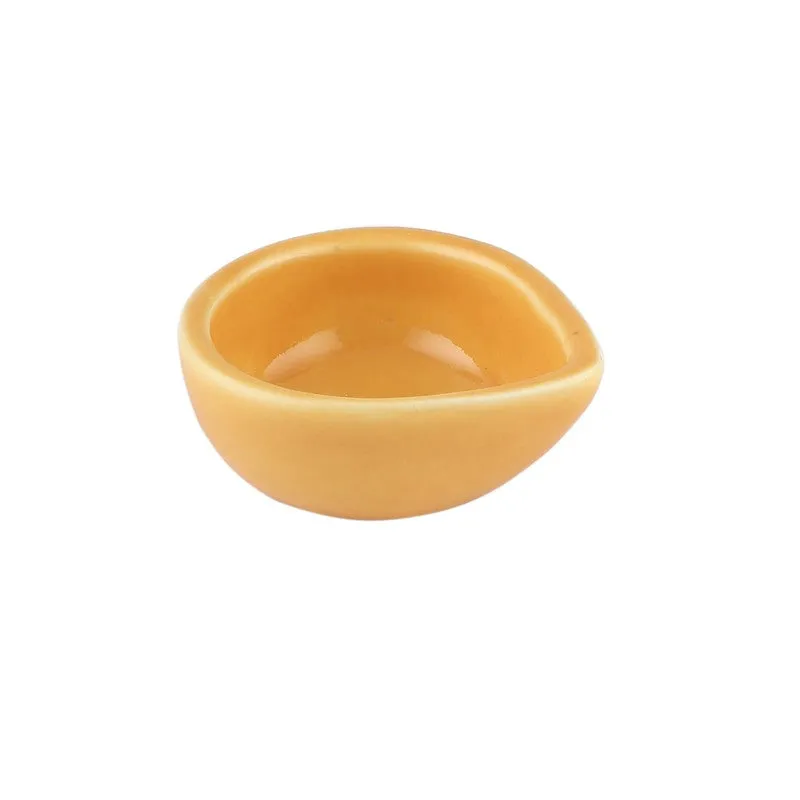 Earthen Festive Diya Set (Yellow) - Set Of Four media 7