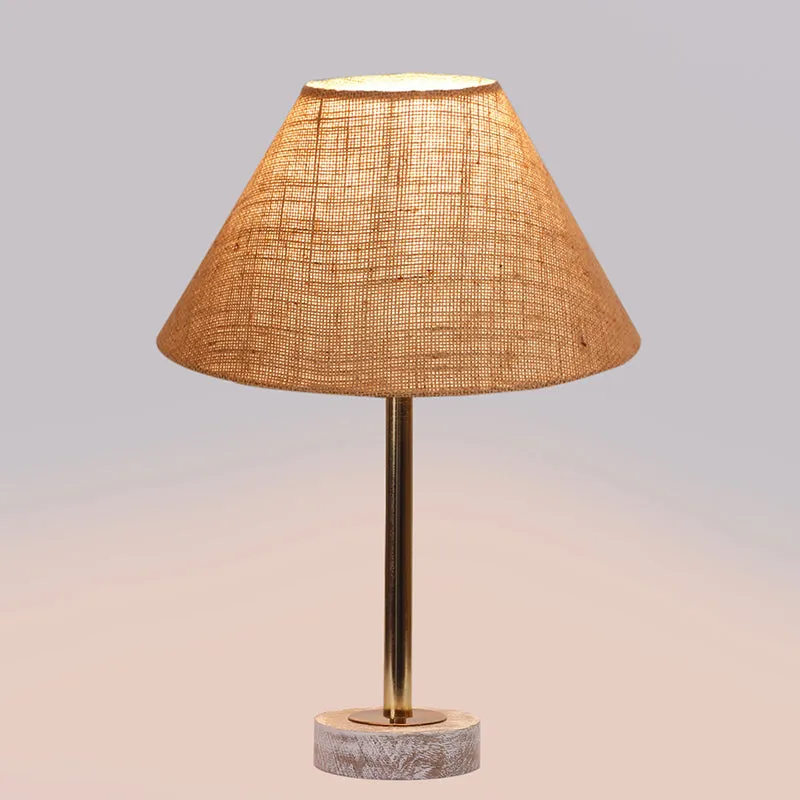 Sienna II Rodin Wooden Table Lamp - Beige,Gold,White media 5