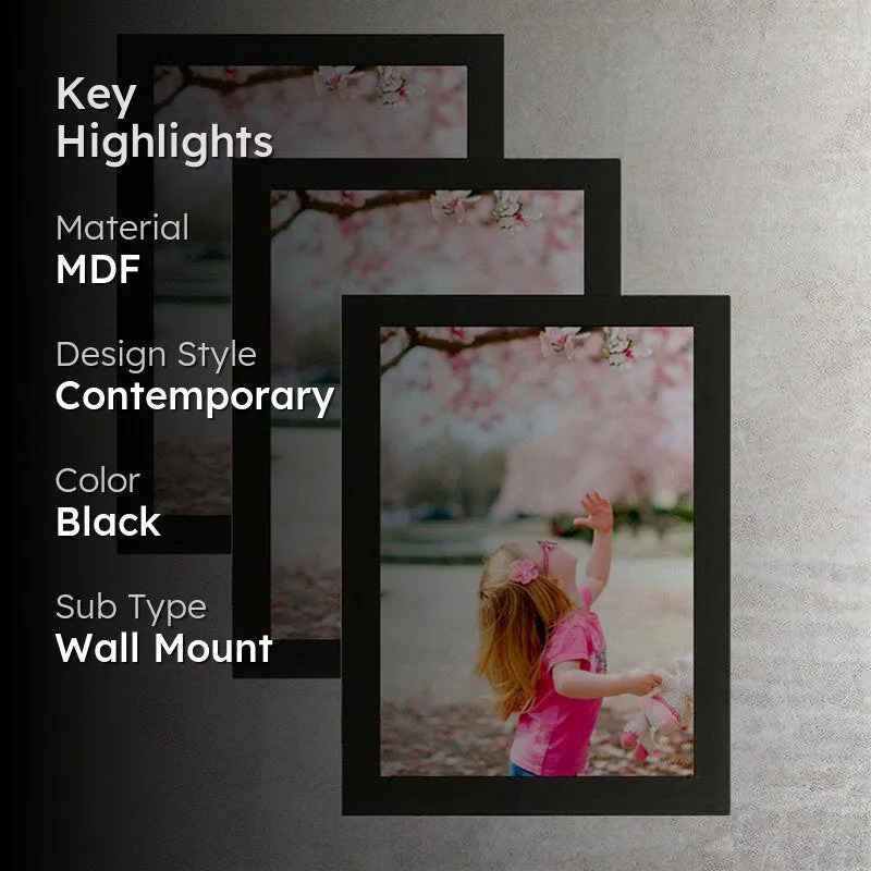 Hiraeth Photo Frame (Black) - Set Of Three media 2