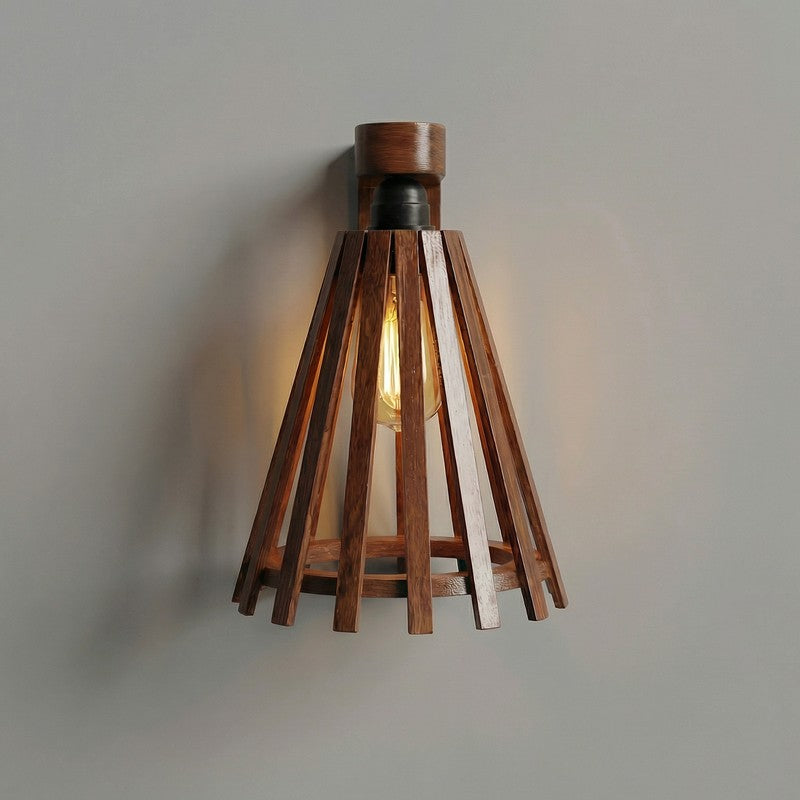 Quenara Wooden Wall Lamp media 6