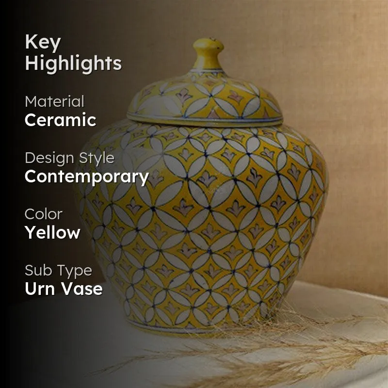 Karja Handpainted Vase media 2