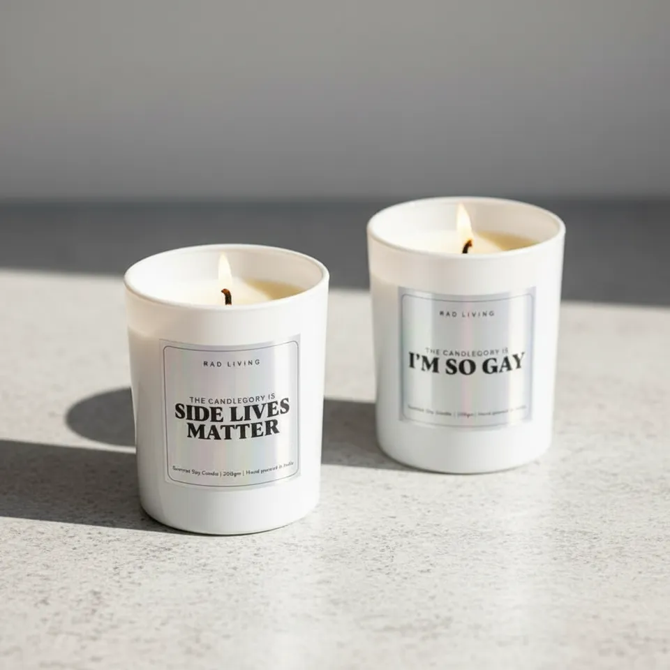 Side Lives Matter Scented Candle media 1