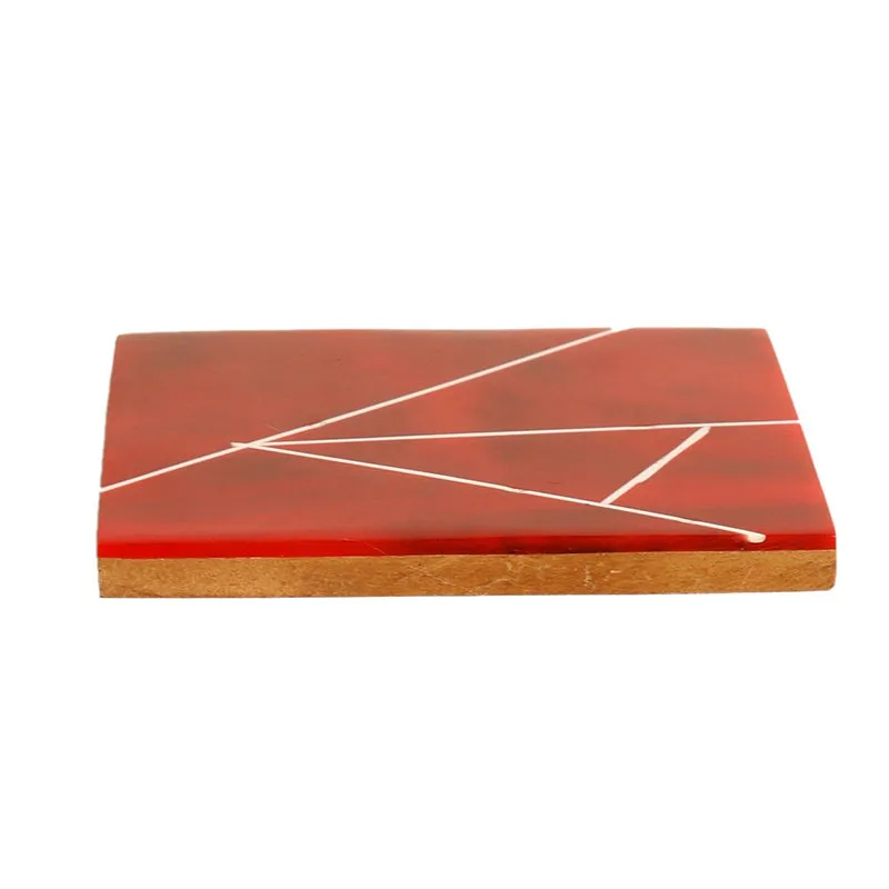 Red Divide Coaster - Set Of Four media 5