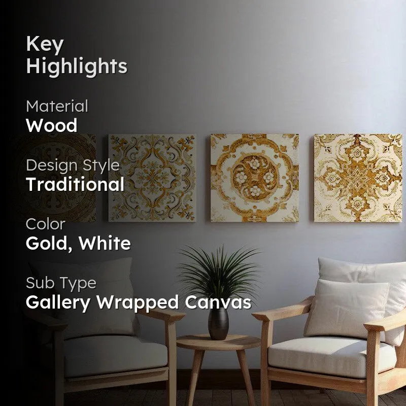 Diana Ethnic Wall Art - Set of Four media 2