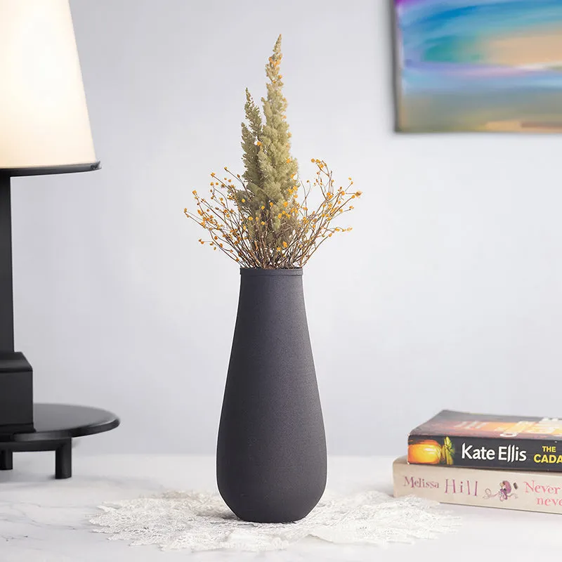 Areitha Metal Vase (Black) - Set Of Two media 6