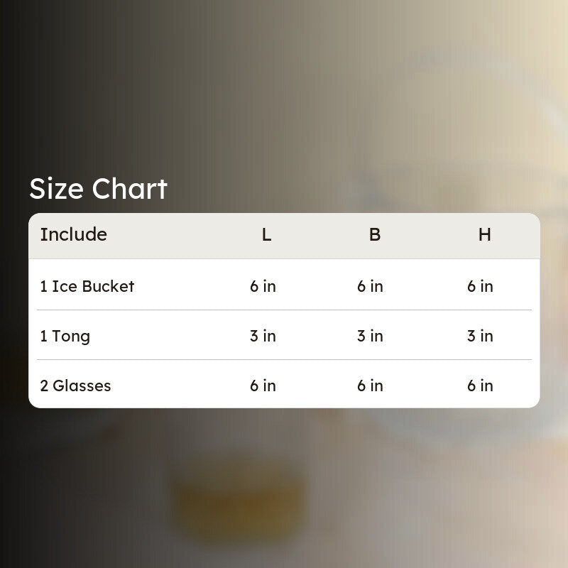 Rego 1000 ML Ice Bucket With 200 ML Glass And Tong - Four Piece Set media 5