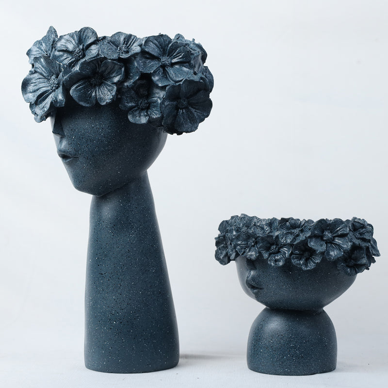 Flora Sculpt Showpiece - Set Of Two media 3