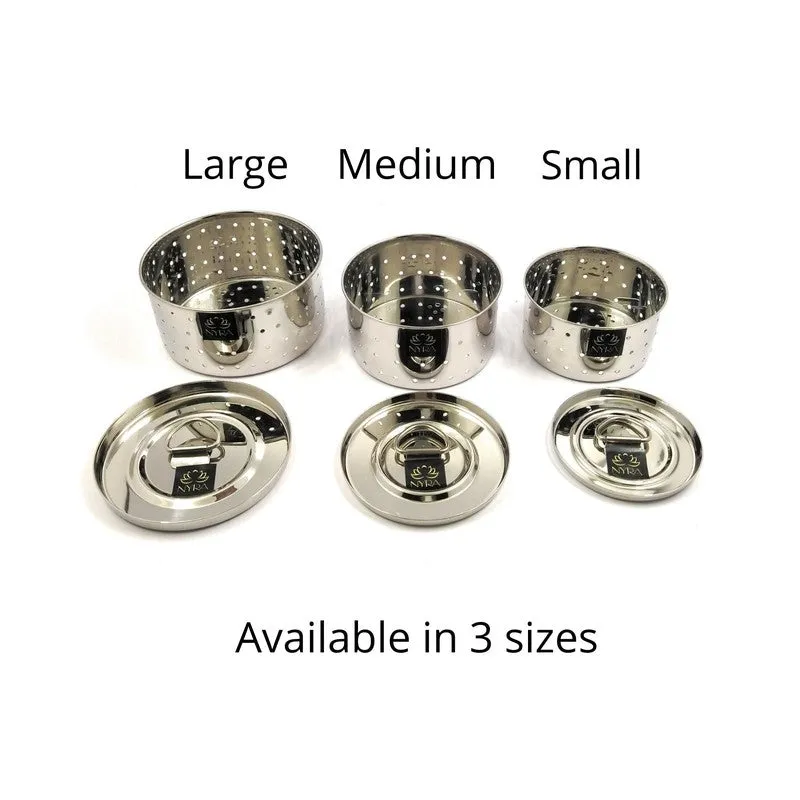Crest Silver Stainless Steel Paneer Maker Mould - 400 ML media 8