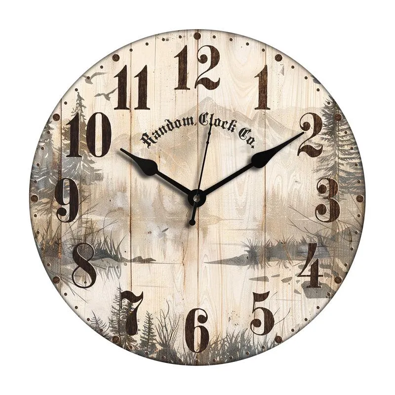 Kalenda Analog Wooden Wall Clock media 3
