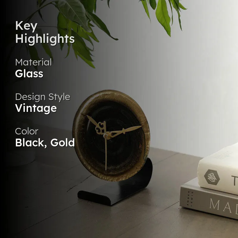 Monarchal Embossed Table Clock media 2