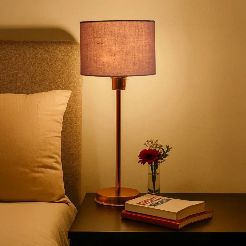 Kavira Naro Metal Table Lamp - Grey media 1