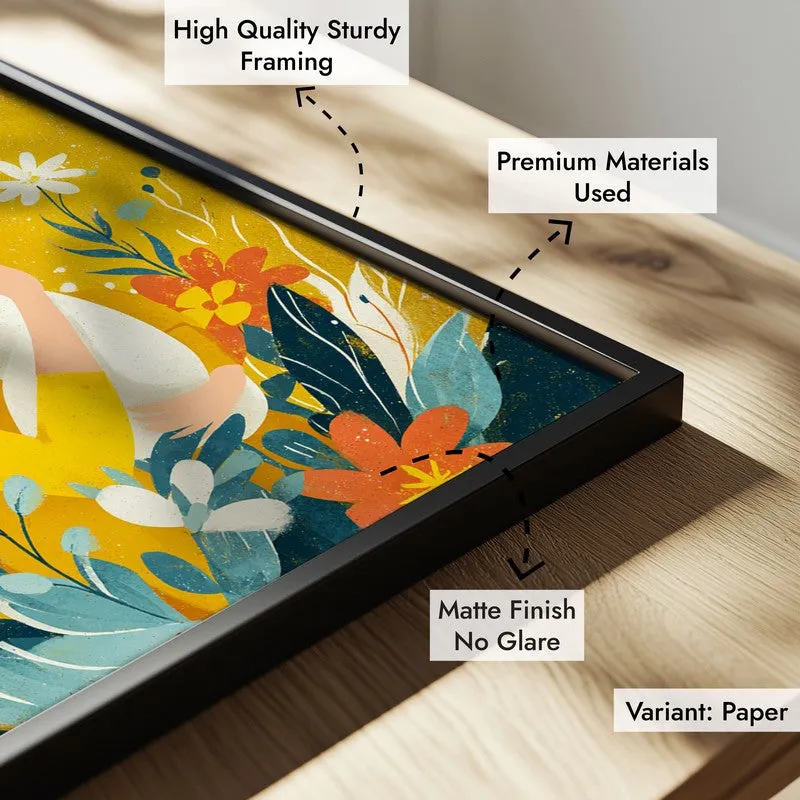 Suniva Canvas Wall Painting With Black Frame media 7