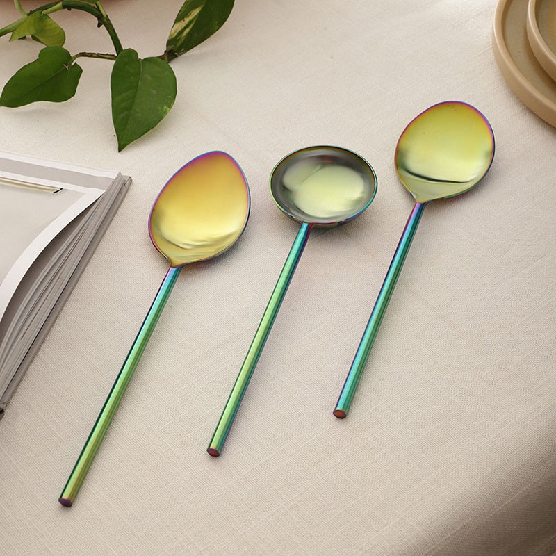 Prisma Stainless Steel serving Spoon - Set Of Three