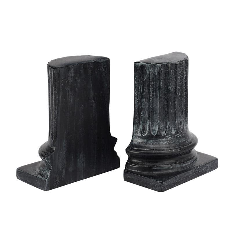Ancient Pillar Book Ends (Black) - Set Of Two media 4