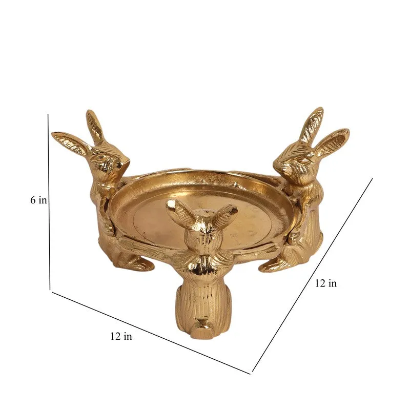 Royal Rabbit Accent Tray - Gold media 8