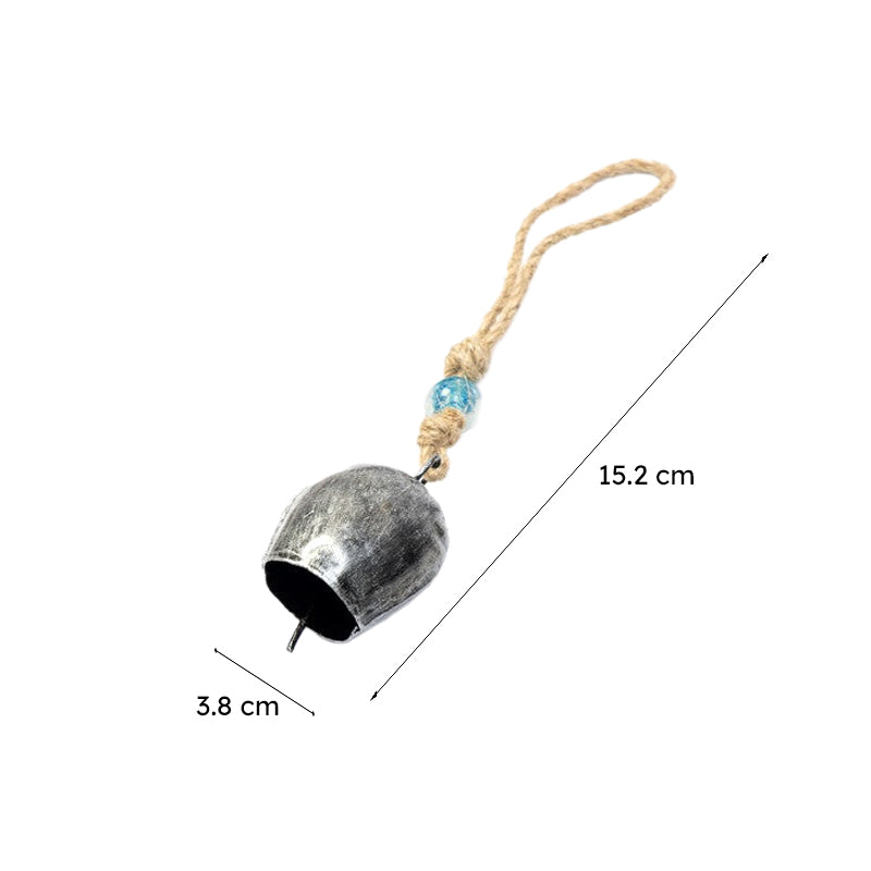 Aura Decorative Hanging Bell (Silver) - Set Of Ten media 11