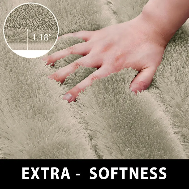 Toronto Touch Microfiber Bath Mat - Taupe media 4