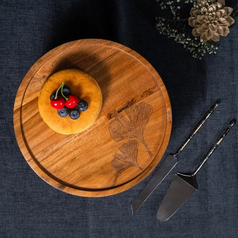 Artisan Print Wooden Cake Stand media 4