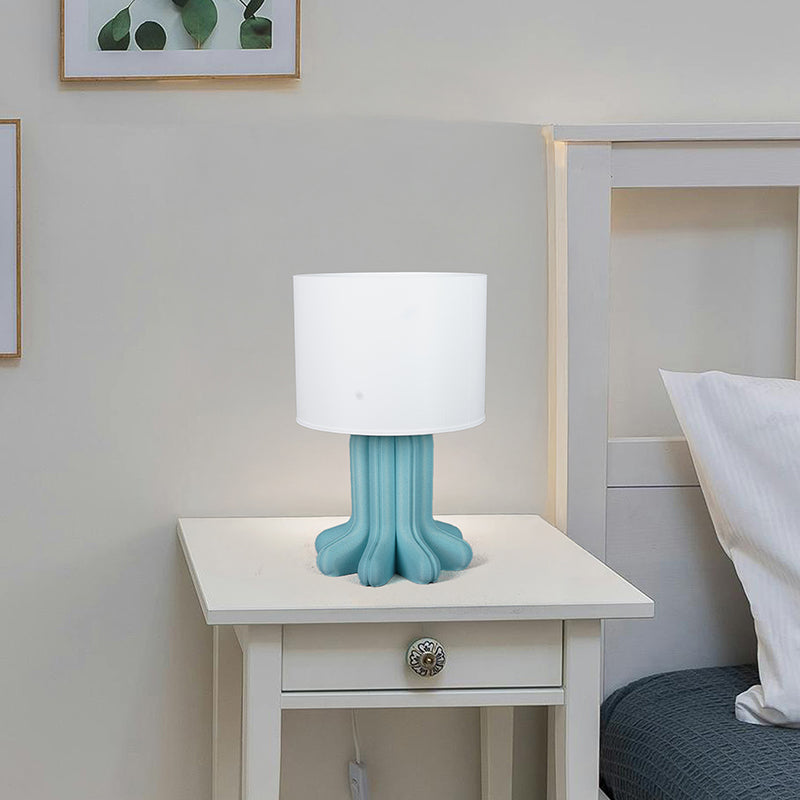 Eco Flare 3D Printed Table Lamp - White,Blue media 4